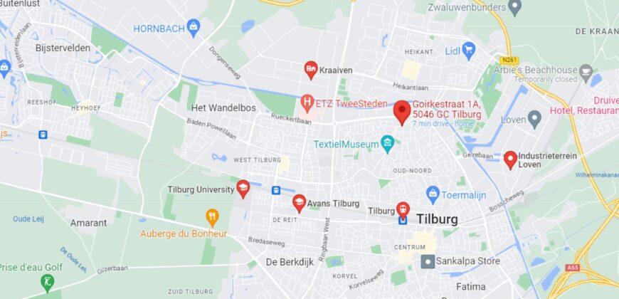 Goirkestraat 1 Tilburg | Furnished Apartment